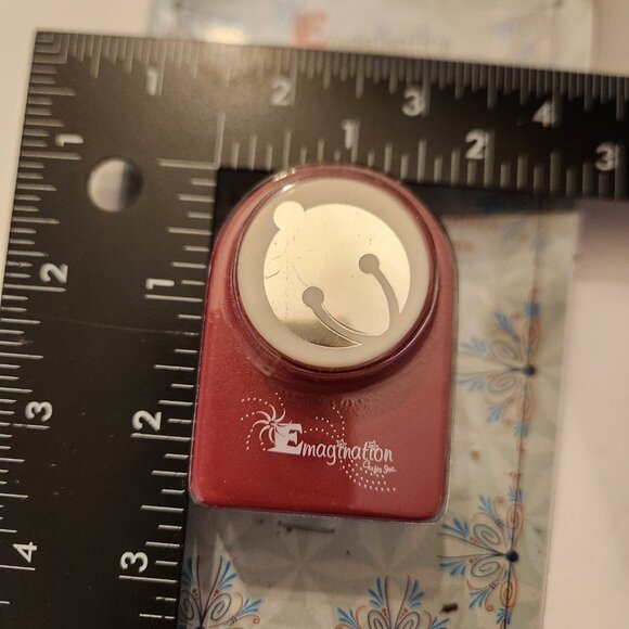 Ornament Large Hole Punch Emagination paper Scrapbook Christmas Holidays - Picture 4 of 5